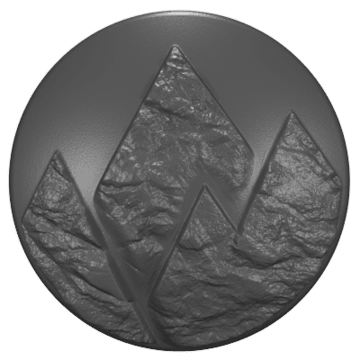 2020 - 2023 JT Gladiator Key Lock Caps (HD) Mountains