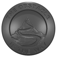 Thumbnail for 2002 - 2023 Wrangler Tailgate Lock Caps (HD) NOT FOR GLADIATOR Obstacle Is the Way