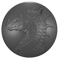 Thumbnail for 2002 - 2023 Wrangler Tailgate Lock Caps (HD) NOT FOR GLADIATOR Dragon