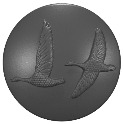 2007 - 2018 JK Wrangler Key Lock Caps (HD) Geese