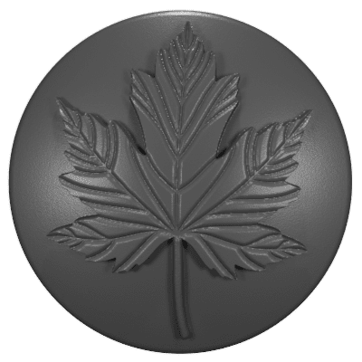 2007 - 2018 JK Wrangler Key Lock Caps (HD) Maple Leaf