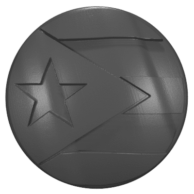 2007 - 2018 JK Wrangler Key Lock Caps (HD) Puerto Rican Flag