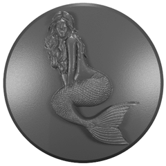 2018 - 2023 Jeep Wrangler & Gladiator Wiper Caps (HD) Mermaid
