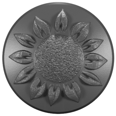 2018 - 2023 Jeep Wrangler & Gladiator Wiper Caps (HD) Sunflower