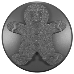 2018 - 2023 Jeep Wrangler & Gladiator Wiper Caps (HD) Gingerbread Man