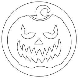 Tailgate Lock Cap (02-22) Jack-o'-lantern