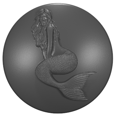 Key Lock Cap | Mermaid