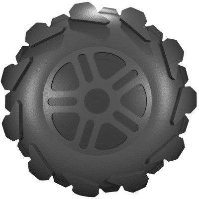 2020 - 2023 JT Gladiator Key Lock Caps (HD) Wheel Tire 