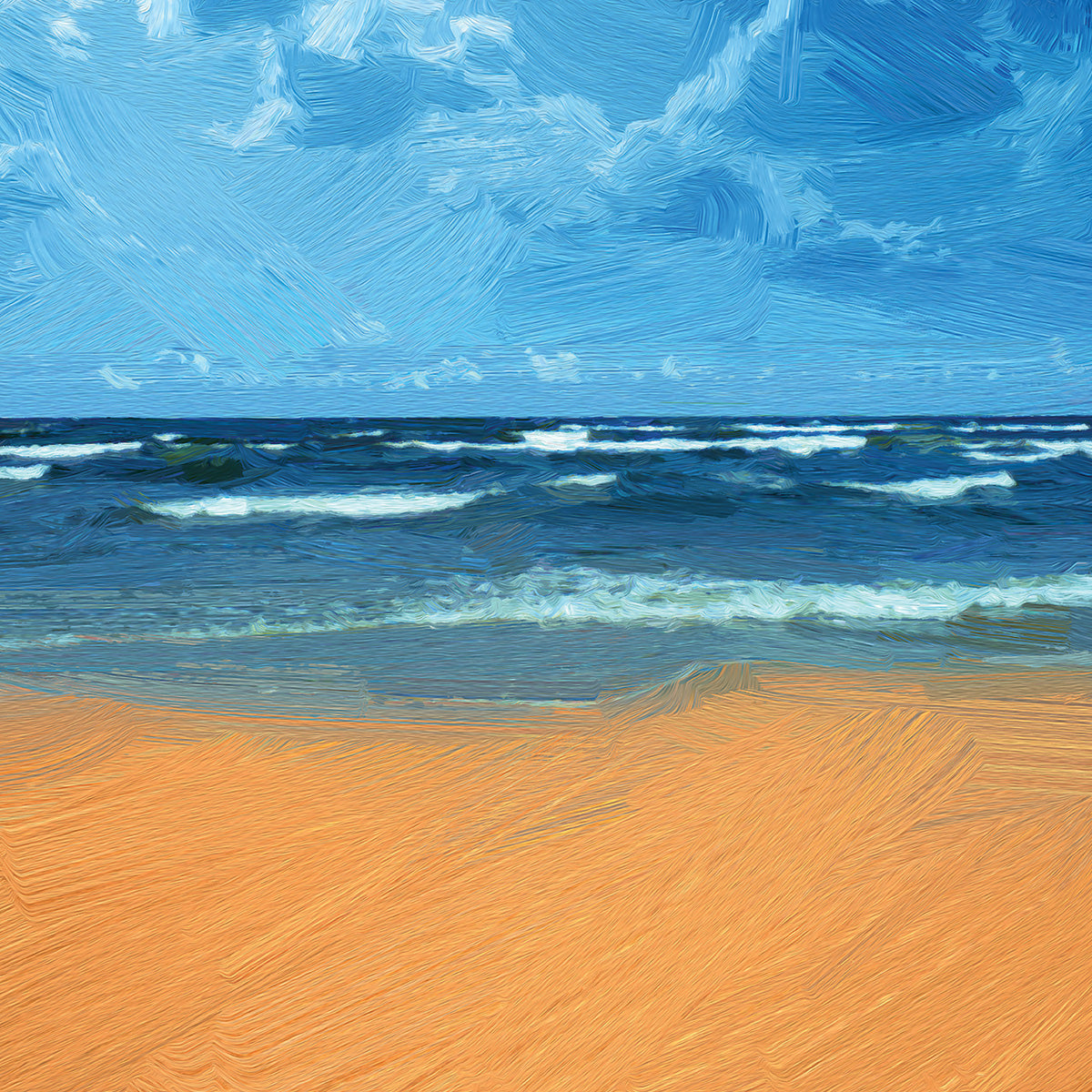 Model M | Beach Painting