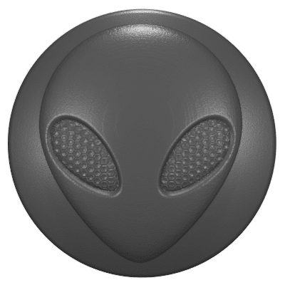 2002 - 2023 Wrangler Tailgate Lock Caps (HD) NOT FOR GLADIATOR Alien 