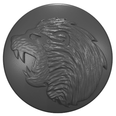 2007 - 2018 JK Wrangler Key Lock Caps (HD) Lion 