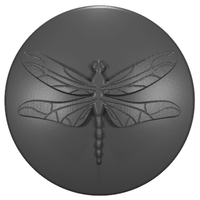 Thumbnail for 2002 - 2023 Wrangler Tailgate Lock Caps (HD) NOT FOR GLADIATOR Dragonfly 