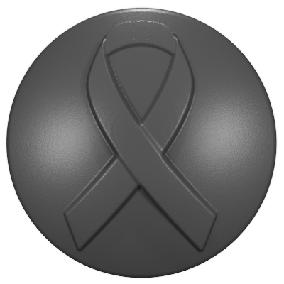 Breast Cancer Ribbon | Wheel Center Cap