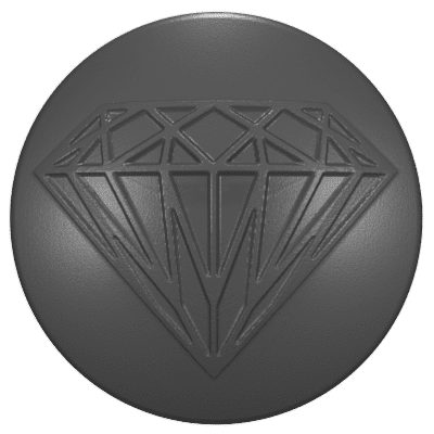 2002 - 2023 Wrangler Tailgate Lock Caps (HD) NOT FOR GLADIATOR Diamond 