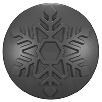 Thumbnail for 2002 - 2023 Wrangler Tailgate Lock Caps (HD) NOT FOR GLADIATOR Snowflake 