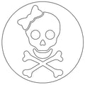 Skull with Bow