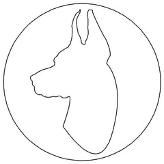 Tailgate Lock Cap (97-01) Doberman Head 
