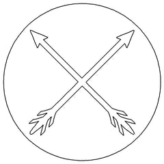 Tailgate Lock Cap (97-01) Arrows 