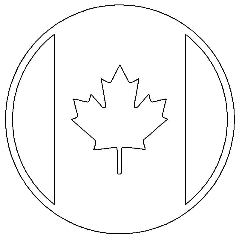 1997 - 2001 Jeep Wrangler Tailgate Lock Cap (SD) Canadian Flag 