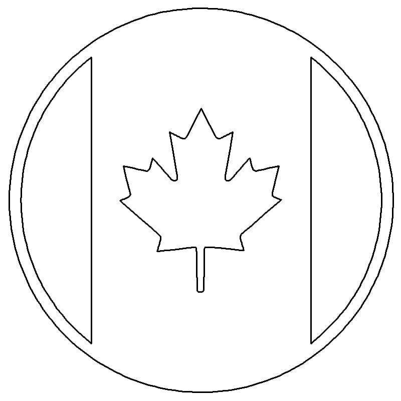 Passenger Side Badge Canadian Flag 