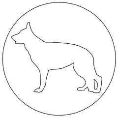 Tailgate Lock Cap (97-01) German Sheppard 