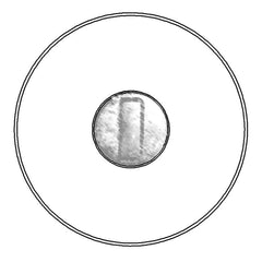 Standard Definition Key Lock Caps (XJ, 2002-2006 TJ, JK) Plain Key Hole 
