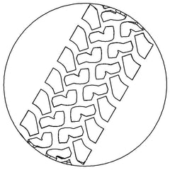 1997 - 2001 Jeep Wrangler Tailgate Lock Cap (SD) Tread 