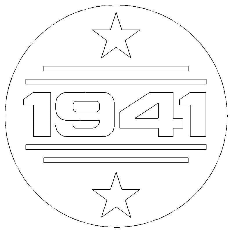 Passenger Side Badge 1941 
