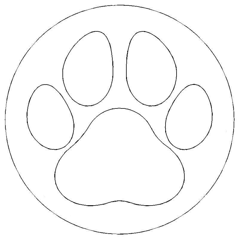Passenger Side Badge Little Dog Paw 