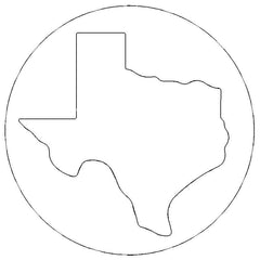 1997 - 2001 TJ Wrangler Key Lock Caps (SD) Texas Embossed 
