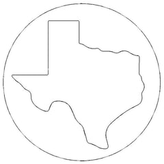 Tailgate Lock Cap (97-01) Texas Embossed 