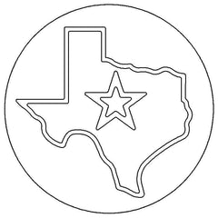 Tailgate Lock Cap (97-01) Texas Border + Lone Star 