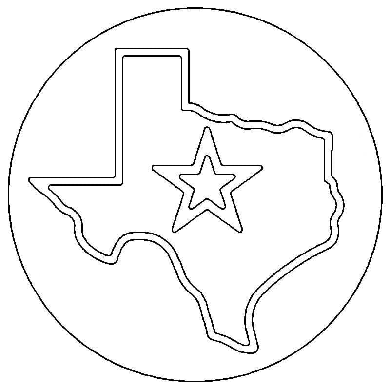 Passenger Side Badge Texas Border + Lone Star 