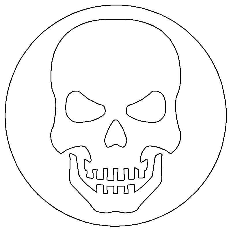 1997 - 2001 TJ Wrangler Key Lock Caps (SD) Skull 