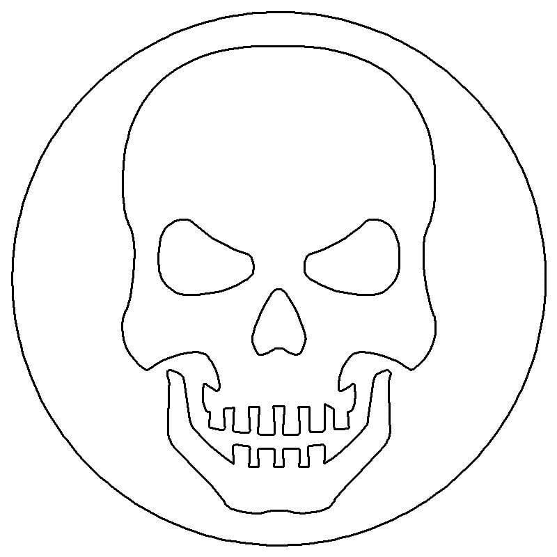 Tailgate Lock Cap (97-01) Skull 