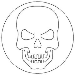 Tailgate Lock Cap (97-01) Skull 