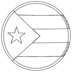 2018 - 2023 Jeep JL Wrangler/JT Gladiator Key Lock Caps (SD) Puerto Rican Flag 