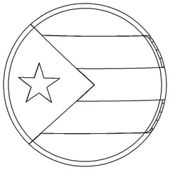 2018 - 2023 Jeep Wrangler & Gladiator Wiper Caps (SD) Puerto Rican Flag 