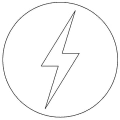 Tailgate Lock Cap (97-01) Lightning Bolt 