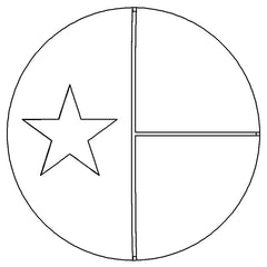 Standard Definition Key Lock Caps (XJ, 2002-2006 TJ, JK) Texas Flag 