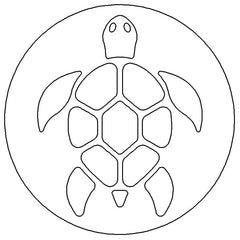 1997 - 2001 TJ Wrangler Key Lock Caps (SD) Turtle 
