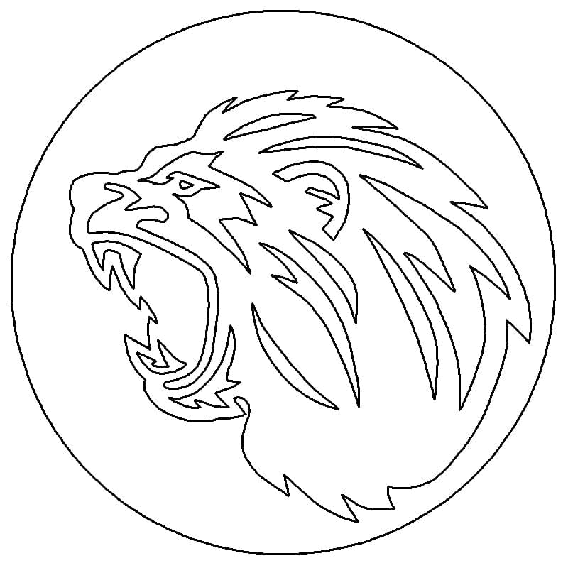 Custom Jeep Badges (SD) Lion 