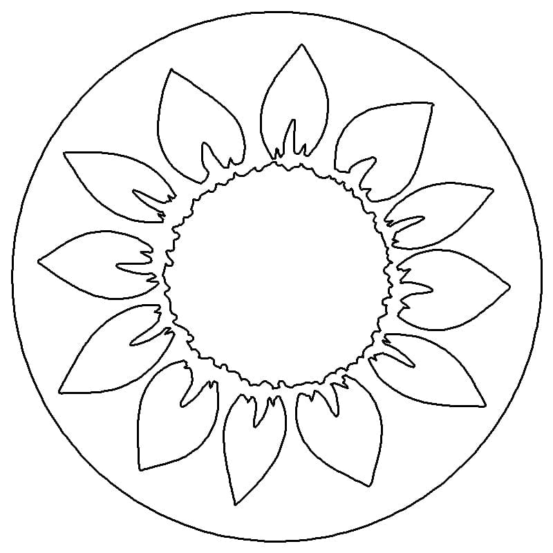 Passenger Side Badge Sunflower 