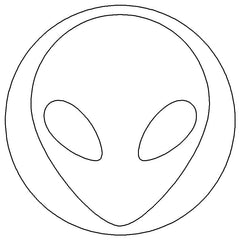 1997 - 2001 TJ Wrangler Key Lock Caps (SD) Alien 