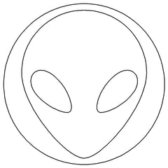 1997 - 2001 Jeep Wrangler Tailgate Lock Cap (SD) Alien 
