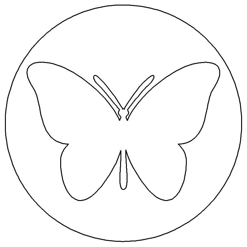 Passenger Side Badge Butterfly 