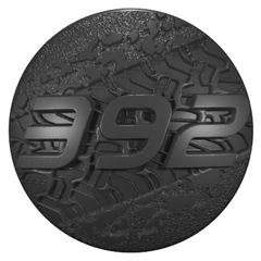 Custom Jeep Badges - Passenger Side (HD) 392 