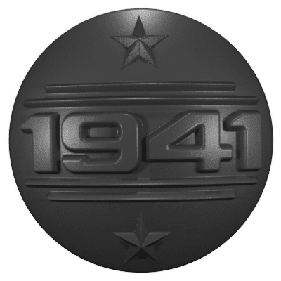 Custom Jeep Badges - Passenger Side (HD) 1941 