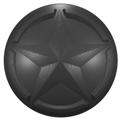 Copy of Custom Jeep Badges (HD) High Definition 23 Gladiator Willy's Star