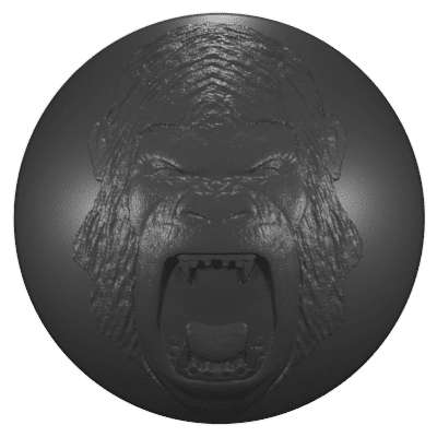 Custom Jeep Badges - Passenger Side (HD) Gorilla 